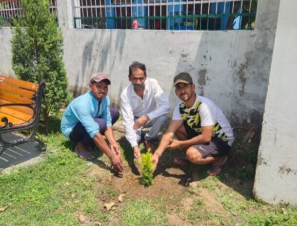  विश्व पर्यावरण दिवस पर यूथ कांग्रेस के प्रदेश महामंत्री व पार्षद अमित नेगी ने किया वृक्षारोपण