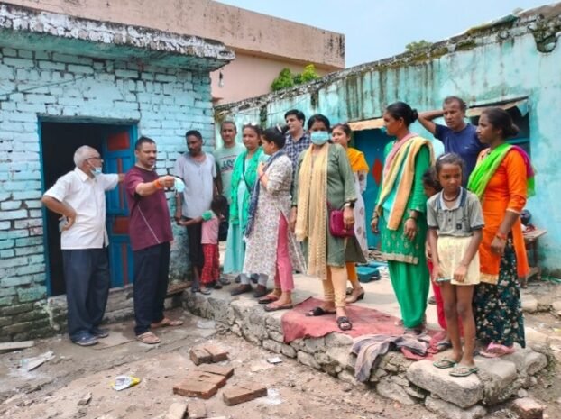  भाजपा जिलाध्यक्ष वीरेंद्र सिंह के नेतृत्व में बाढ़ प्रभावित क्षेत्रो में मलवा हटाकर की सफाई