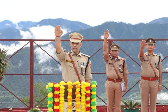 पौड़ी गढ़वाल पुलिस द्वारा हर्षोल्लास के साथ मनाया गया 78 वां स्वतन्त्रता दिवस